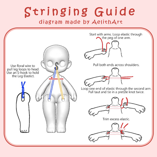 Blank Ball Jointed Doll for Customizing